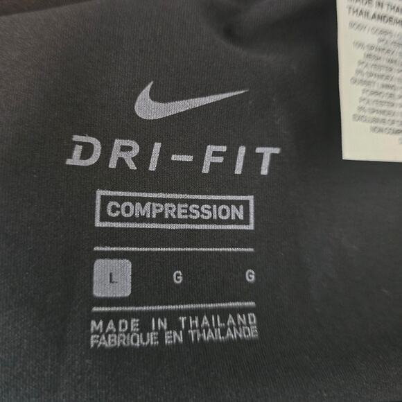 Nike Pro Dri-Fit Compression Black Men's Athletic Leggings L - Picture 5 of 5